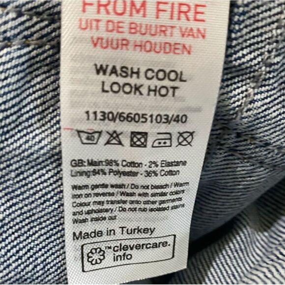 ASOS “New Look Lift “ Shape Mom Jeans Vintage Inspired Yoke Stitching SZ 2P - Picture 14 of 16